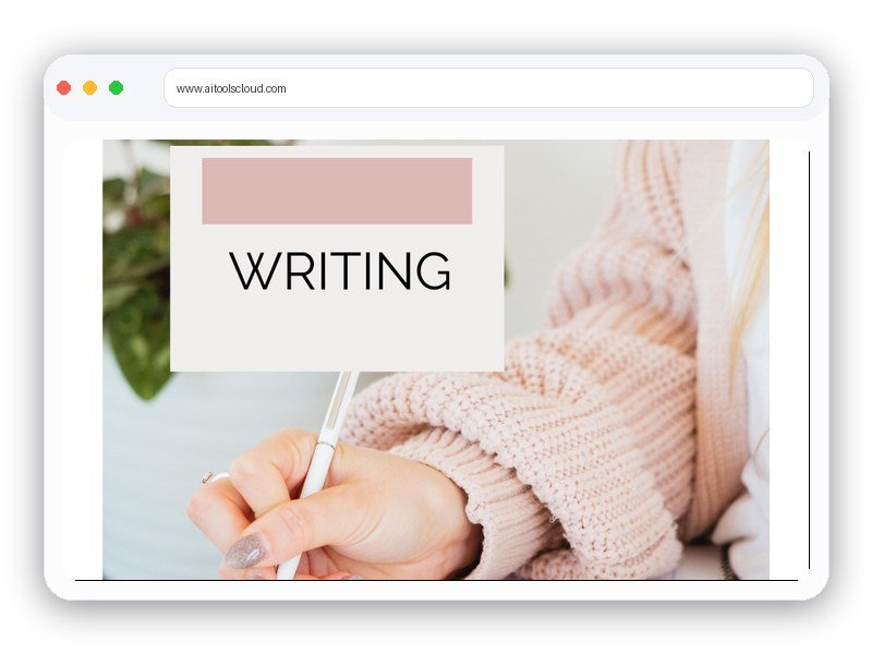 Writing category illustration - AI tools and platforms