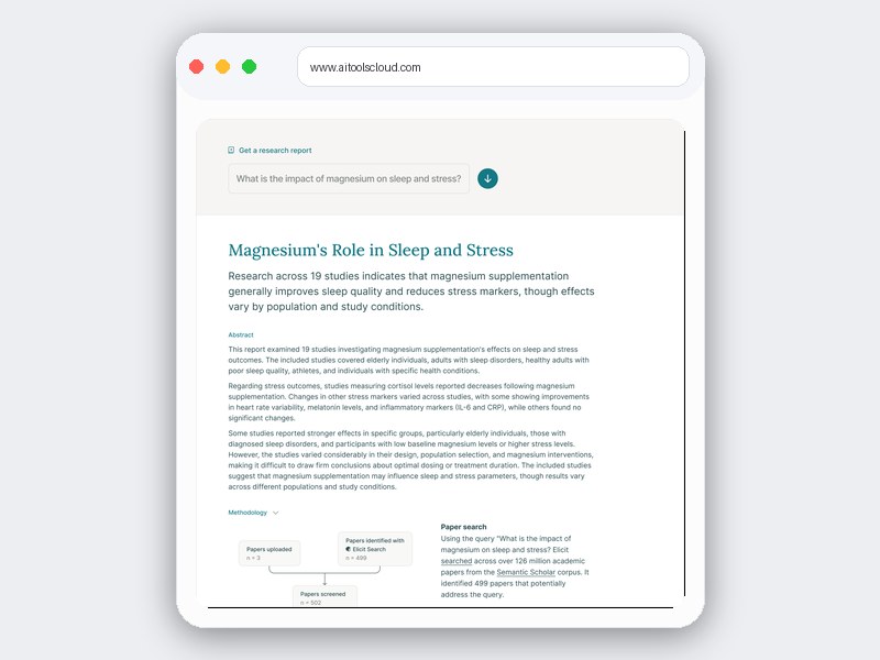Elicit Review Content Check Screenshot 2
